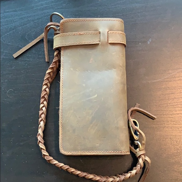 Leather Chain Wallet NEW - Picture 4 of 8